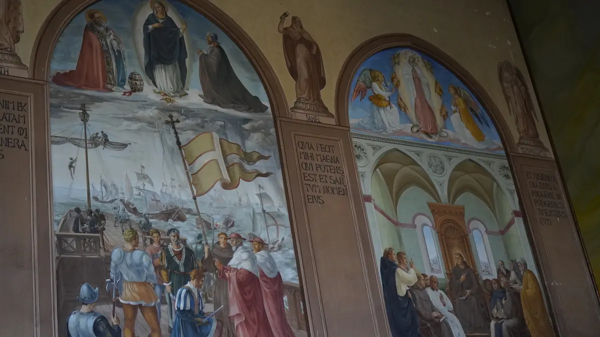 Magnificat murals — Church of the Visitation Ein Karem